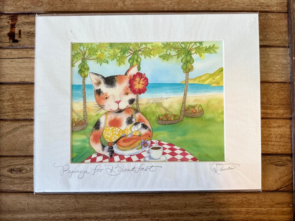 Papaya For Breakfast signed by Joanna Carolan