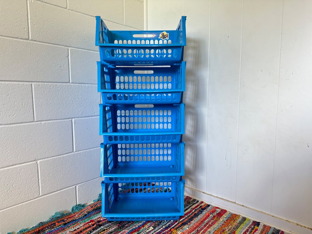 5 Stackable Shelving Organizers