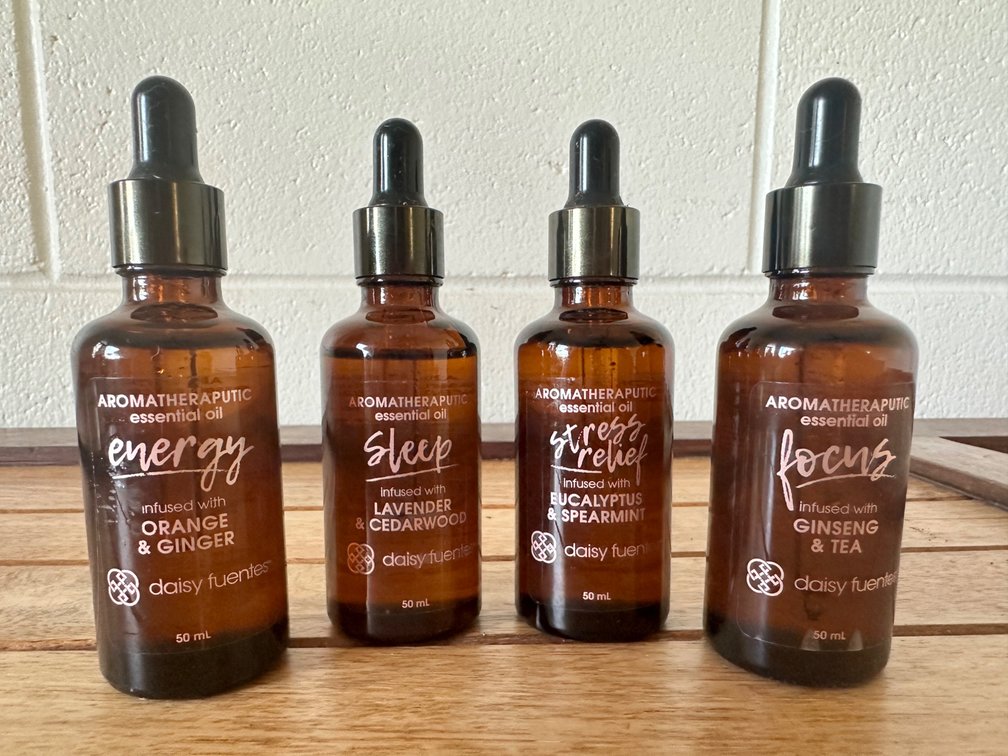 Essential Oil Blend Set : Focus, Energy, Sleep, and Stress Relief