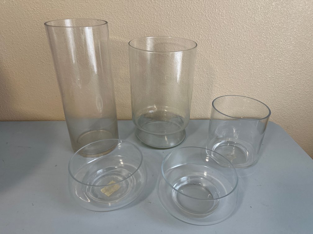 5x Candy bar jars
