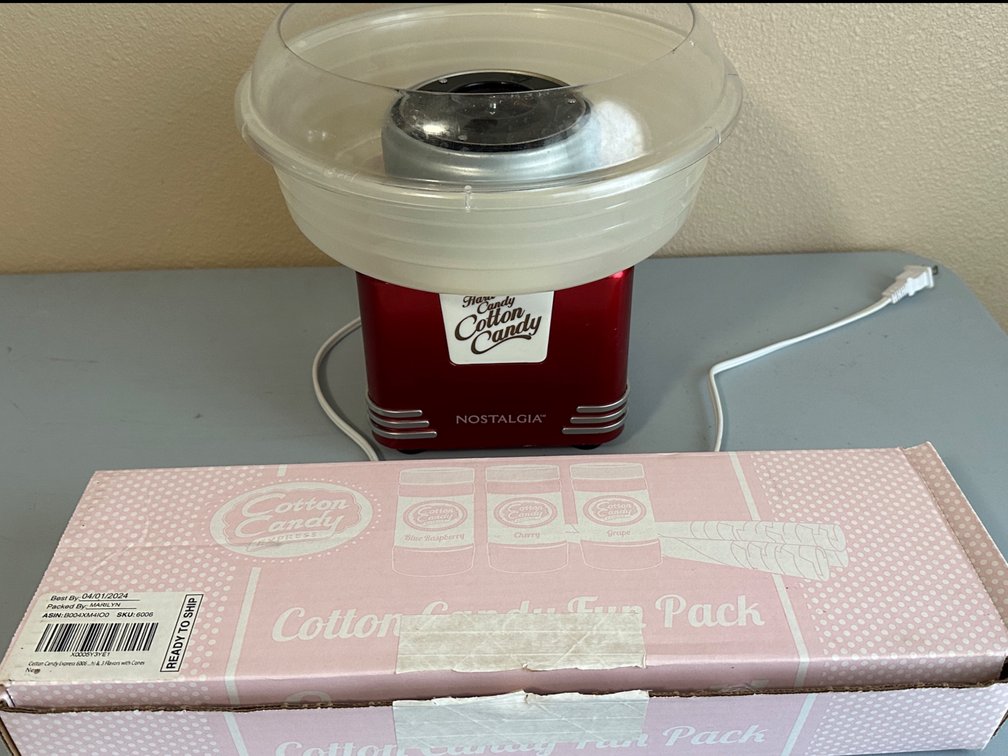 Cotton candy machine
