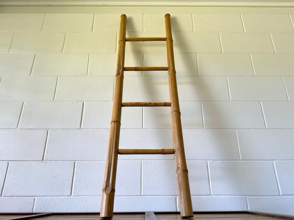 Bamboo Ladder Great for Towels or Blankets