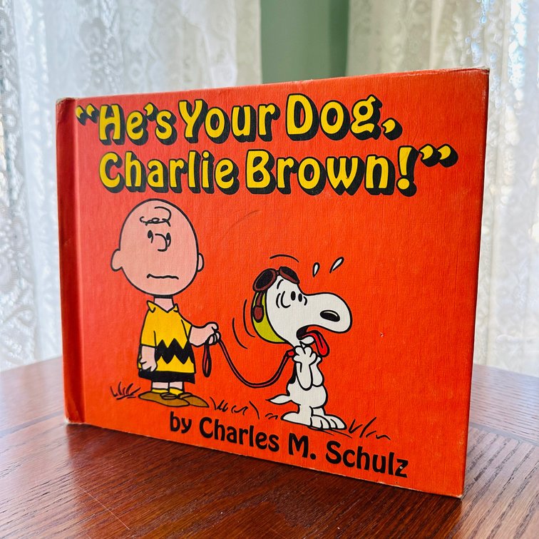 Vintage First Edition Book. He’s Your Dog Charlie Brown