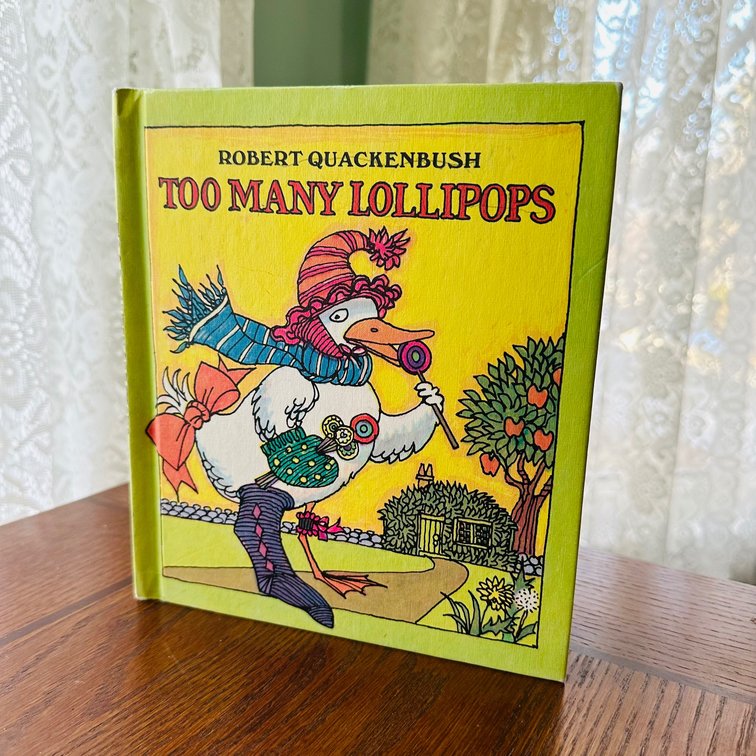 Vintage Book* Too Many Lolliops