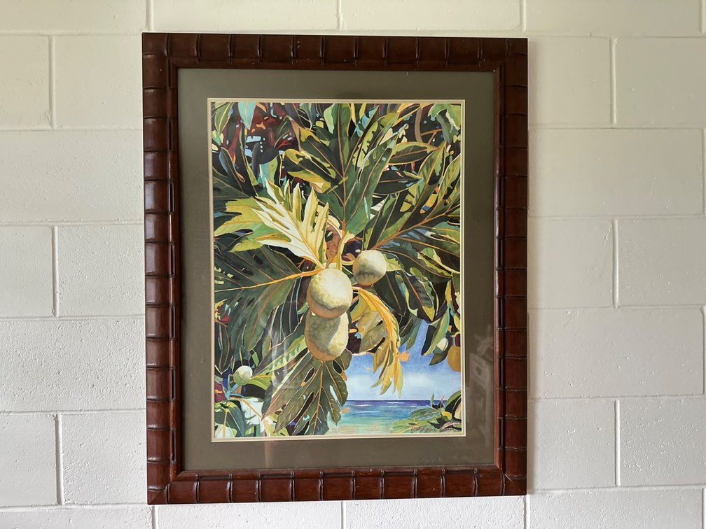 Large Framed Ulu Art 39”x 32”