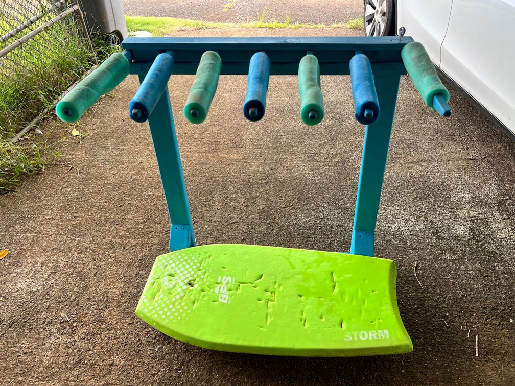 Custom made surf rack