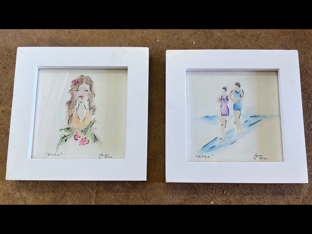 Original Mini Watercolor Paintings 