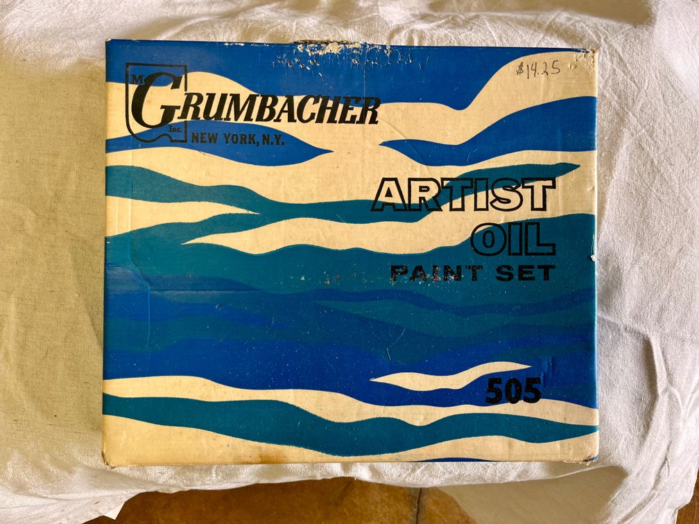 Vintage Oil Paint Set