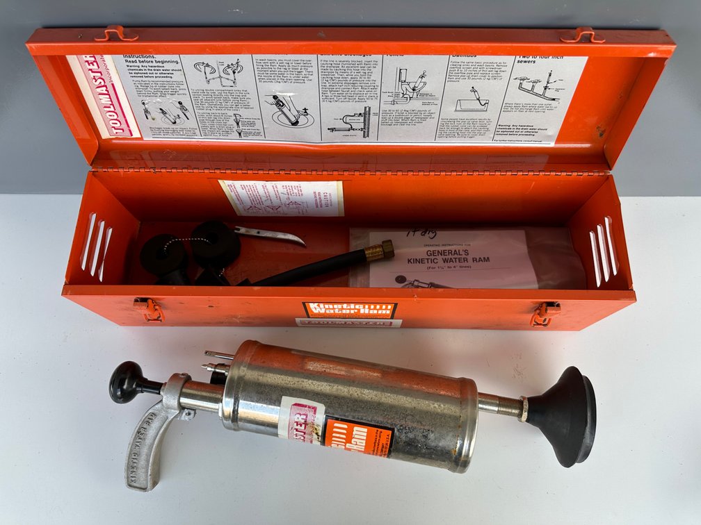 Toolmaster Kinetic Water Ram - Model G with Carrier