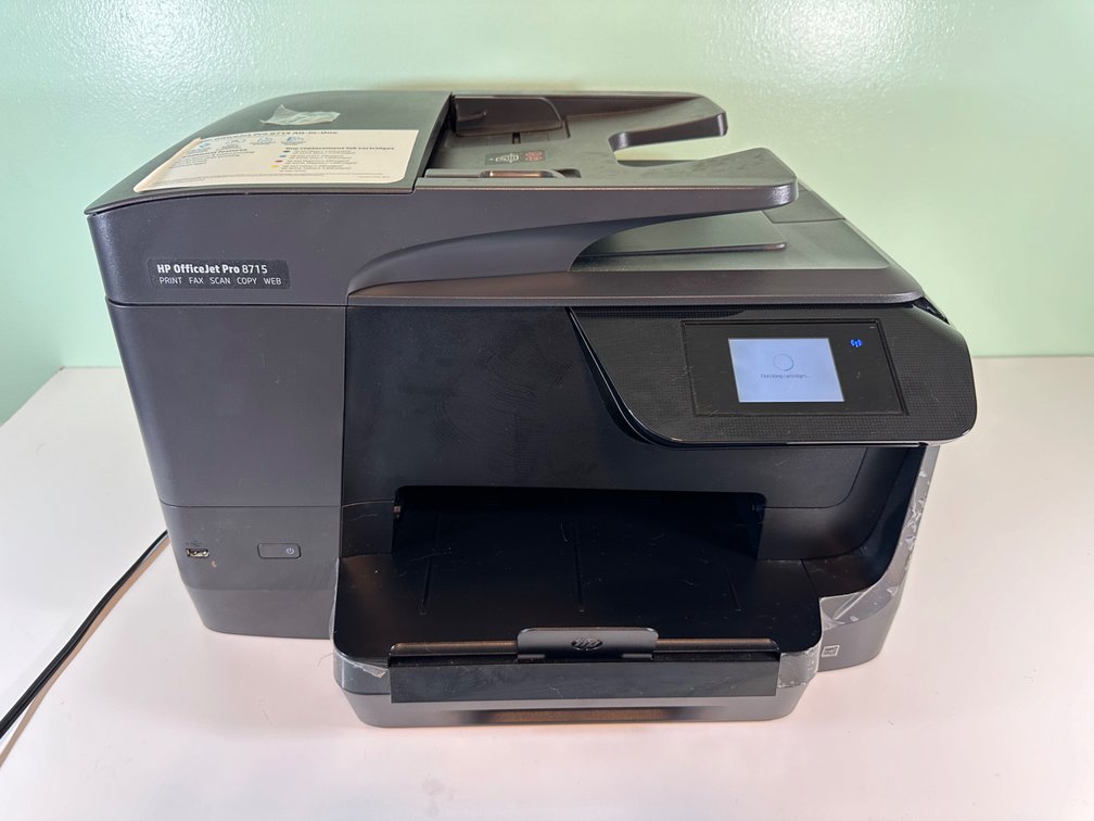 HP OfficeJet Pro 8715 All-in-One Printer – Print, Scan, Copy, Fax, Web Ready