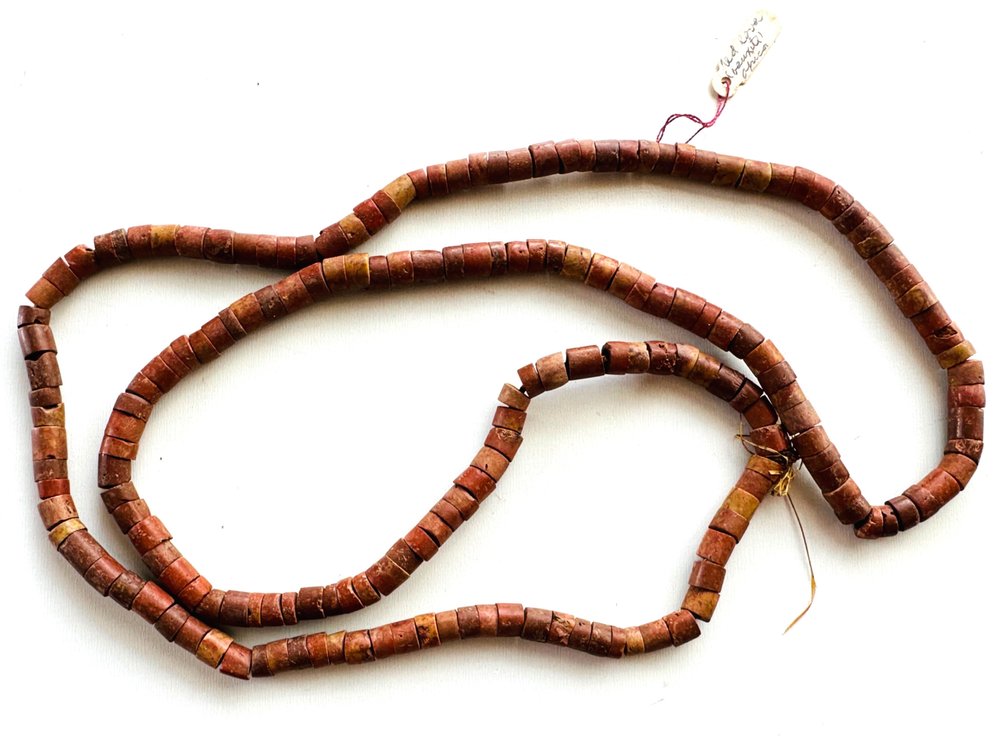 African Bauxite Bead Necklace