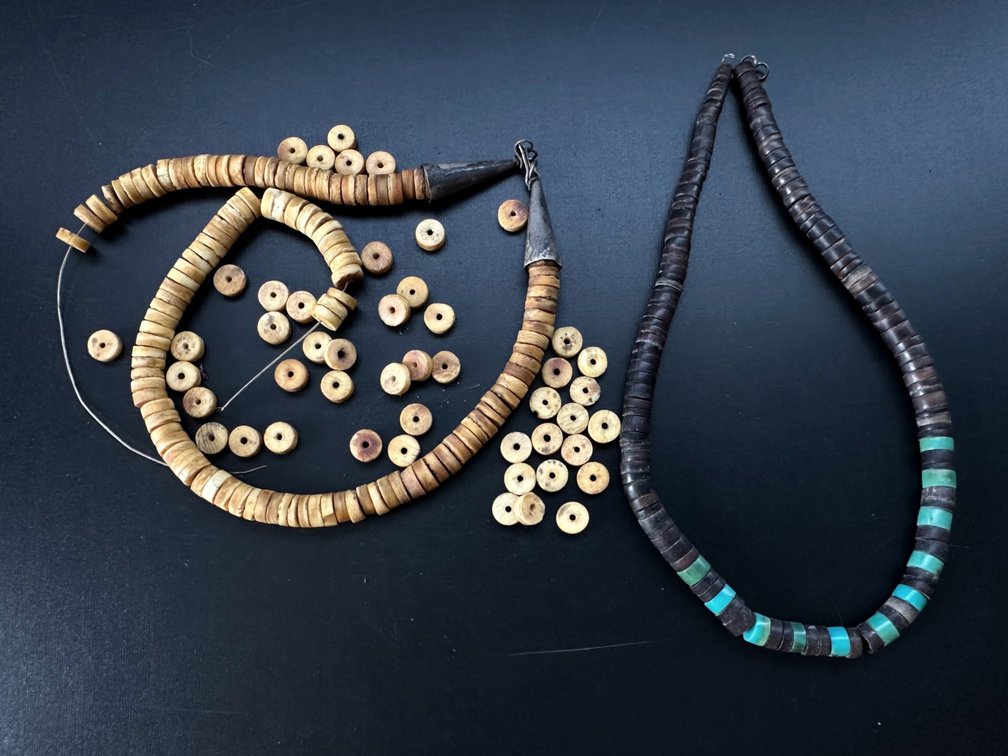 Two Unique Beaded Necklaces – Perfect for Jewelry Makers & Restoration Projects
