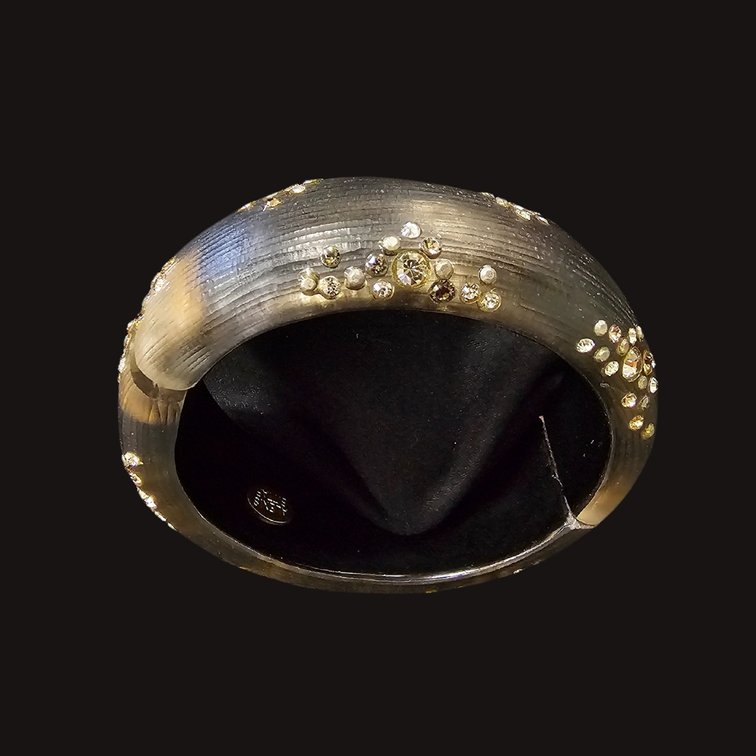 Alexis Bittar Dust Sugar in charcoal bracelet