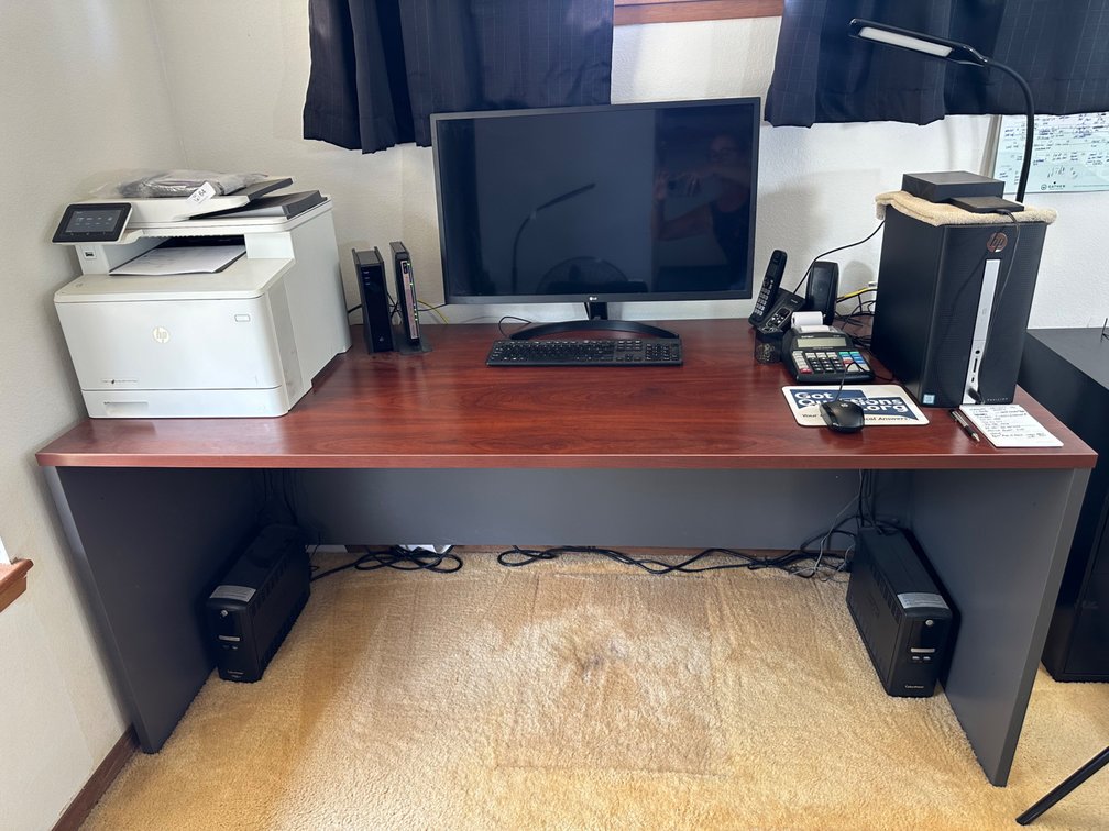 Large Office Desk – Approx.  71" x 29" – Functional Workspace
