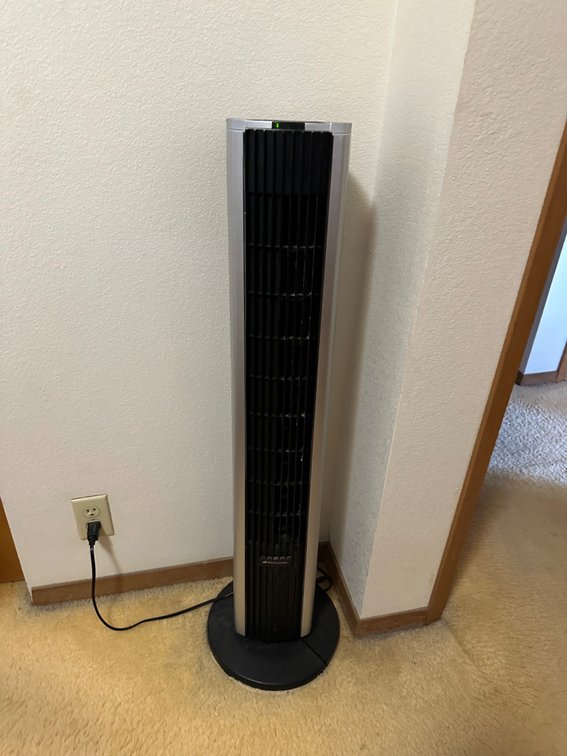 Bionaire Tower Fan – Stand-Up Floor Fan for Efficient Cooling