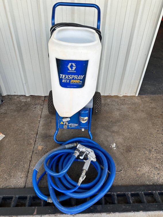 Graco TexSpray RTX 2000PI Texture Sprayer – Professional Interior/Exterior Spraying Equipment