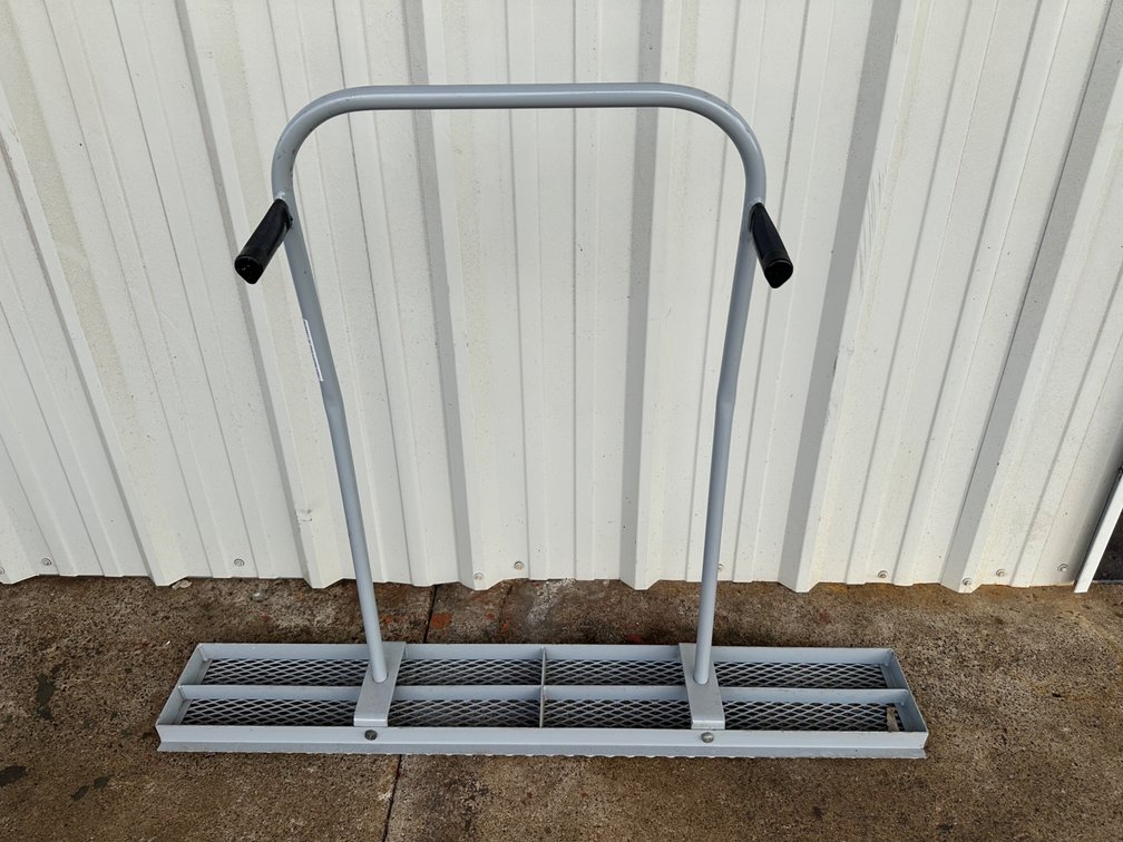 Concrete Stamper with Handle – Heavy-Duty Construction Tool – Approx. 46" x 7" x 37"