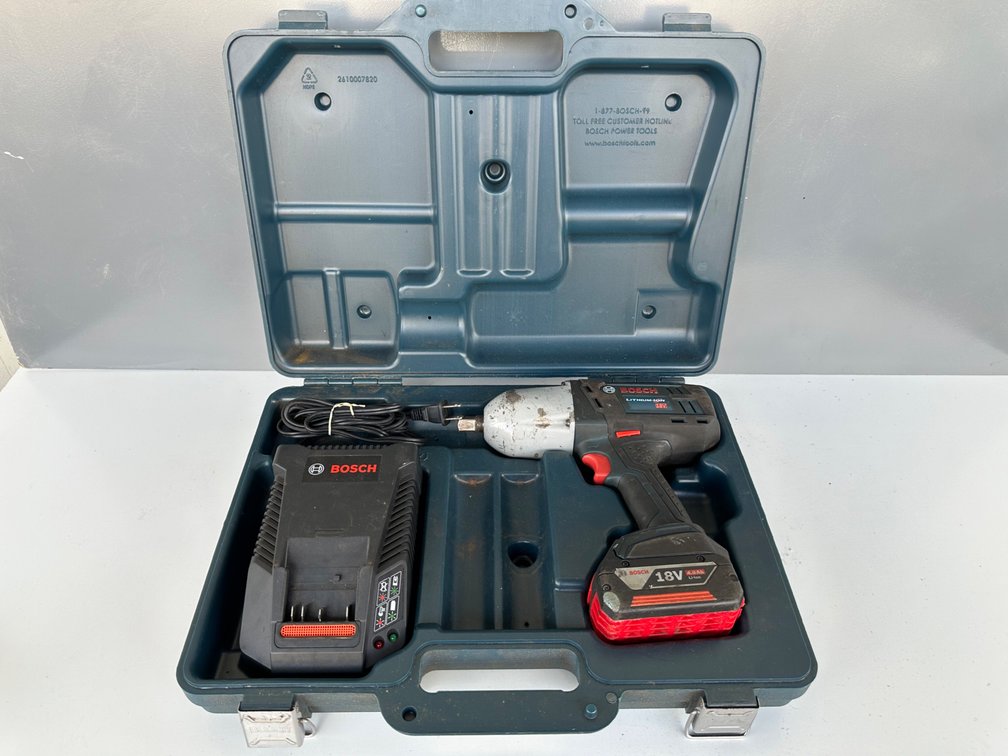 Bosch 18V Lithium-Ion Drill with Battery, Charger, and Case