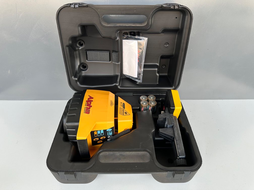 Alpha Pro Shot Laser with R9 Pro Shot Receiver – Batteries Included, Case Carrier