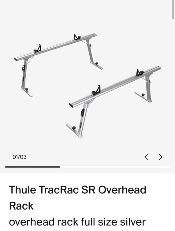 Thule TracRac SR Overhead Rack - Model 43002XT