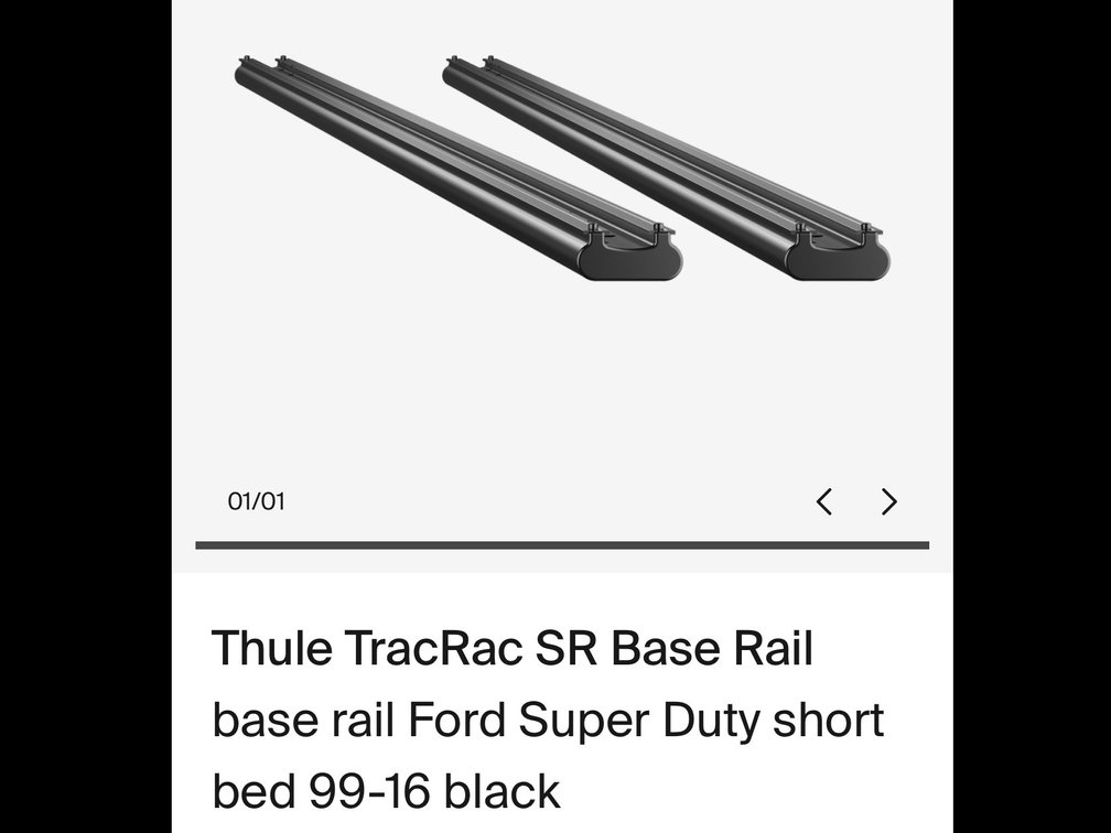 Thule TracRac SR Base Rail - Model 21510