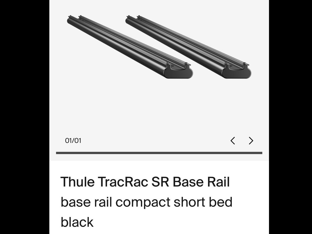 Thule TracRac SR Base Rail - Model 21600