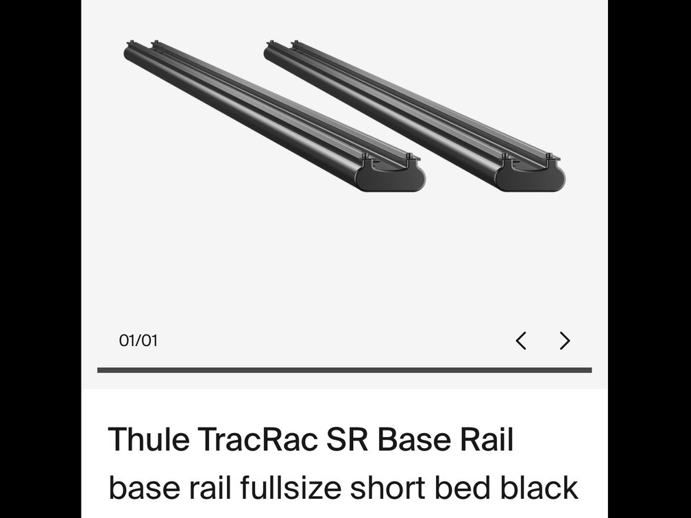 Thule TracRac SR Base Rail - Model 21501