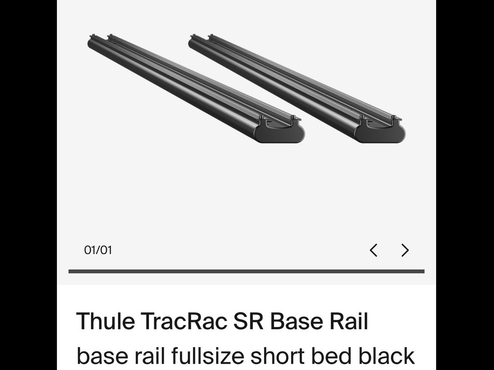 Thule TracRac SR Base Rail - Model 21501
