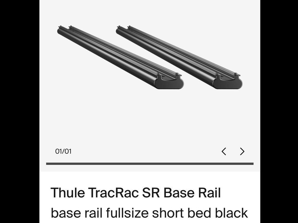 Thule TracRac SR Base Rail - Model 21501