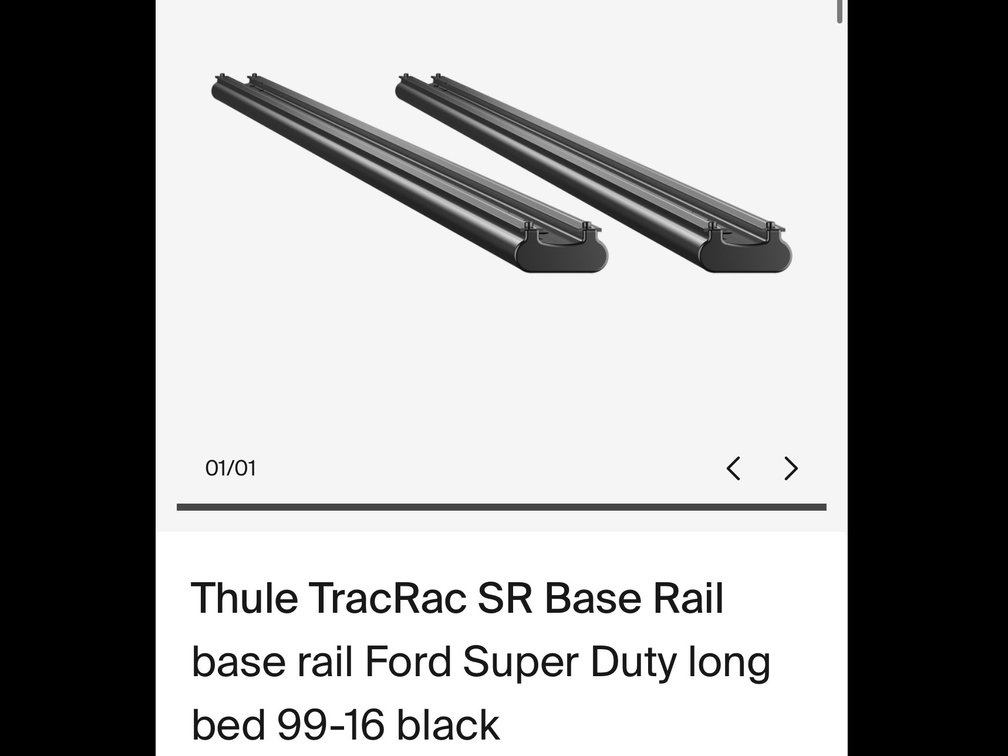 Thule TracRac SR Base Rail - Model 21010