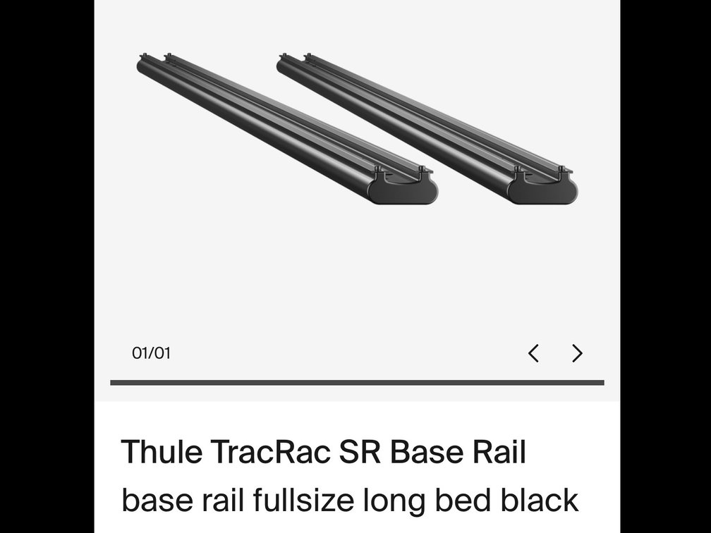 Thule TracRac SR Base Rail - Model 21000