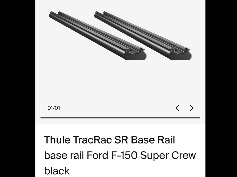 Thule TracRac SR Base Rail - Model 21508