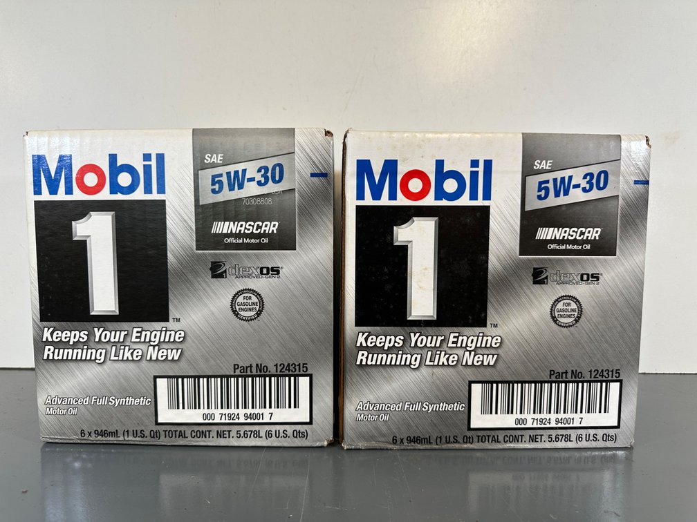 (X's 2) Mobil 1 Advanced Full Synthetic Motor Oil SAE 5W-30 - Two Cases (Part No. 124315)