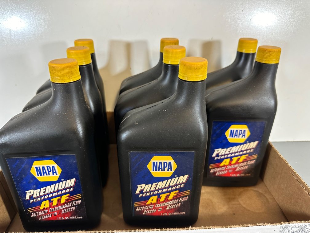 (X's 8) Eight Bottles of NAPA  Automatic Transmission Fluid
