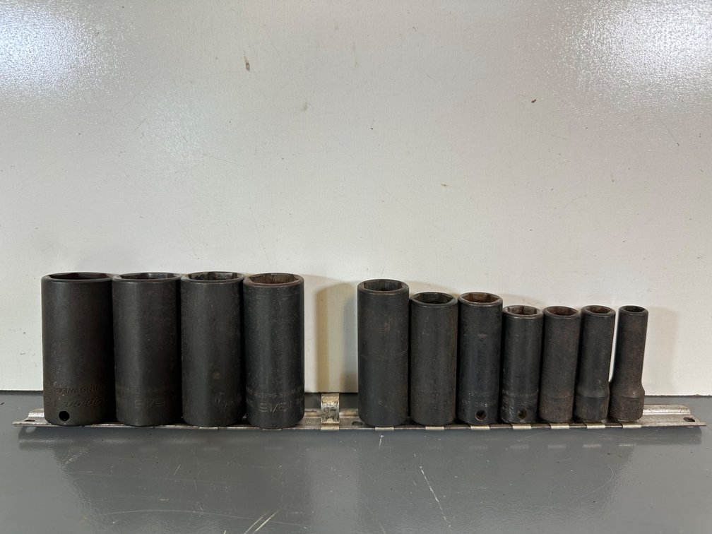 Snap-On 3/8" Drive Deep Impact Socket Set - 11 Pieces (3/8" to 1")