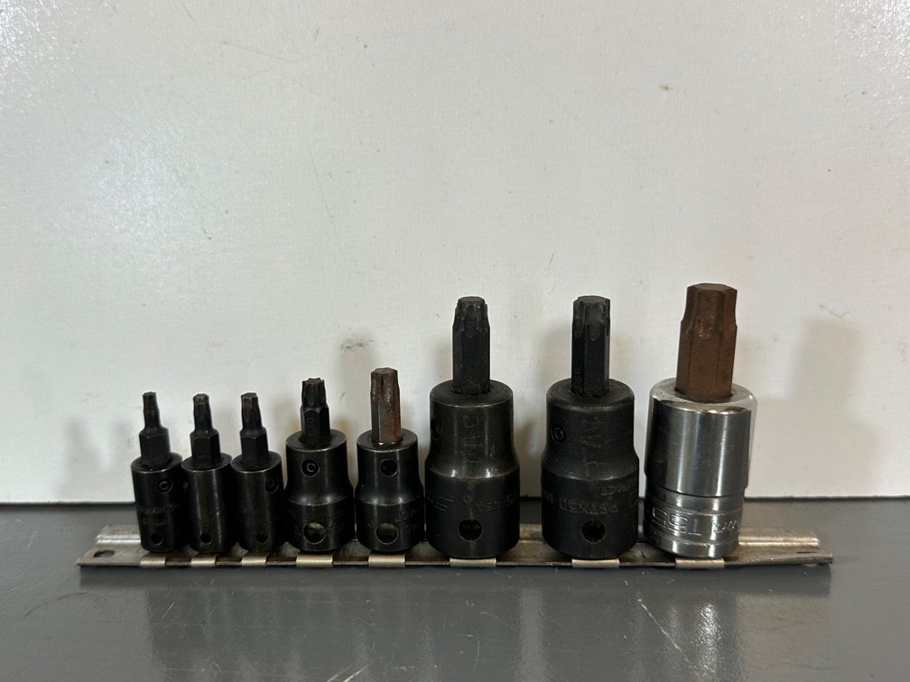 Snap-On Metric Hex Driver Socket Set - 8 Pieces 