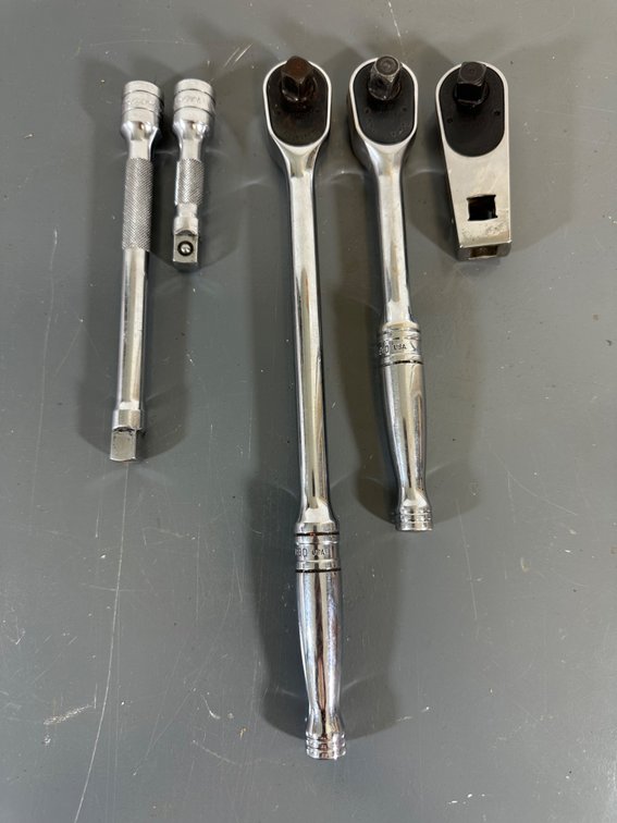 Snap-On Ratchet and Attachment Set