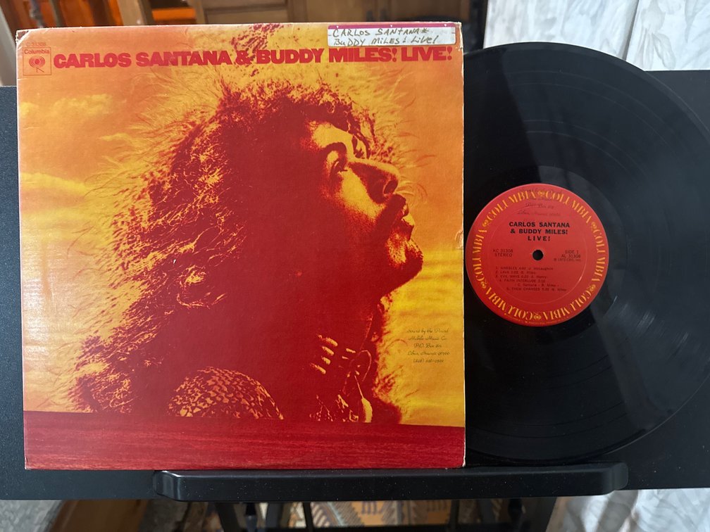 Carlos Santana and Buddy Miles live final album