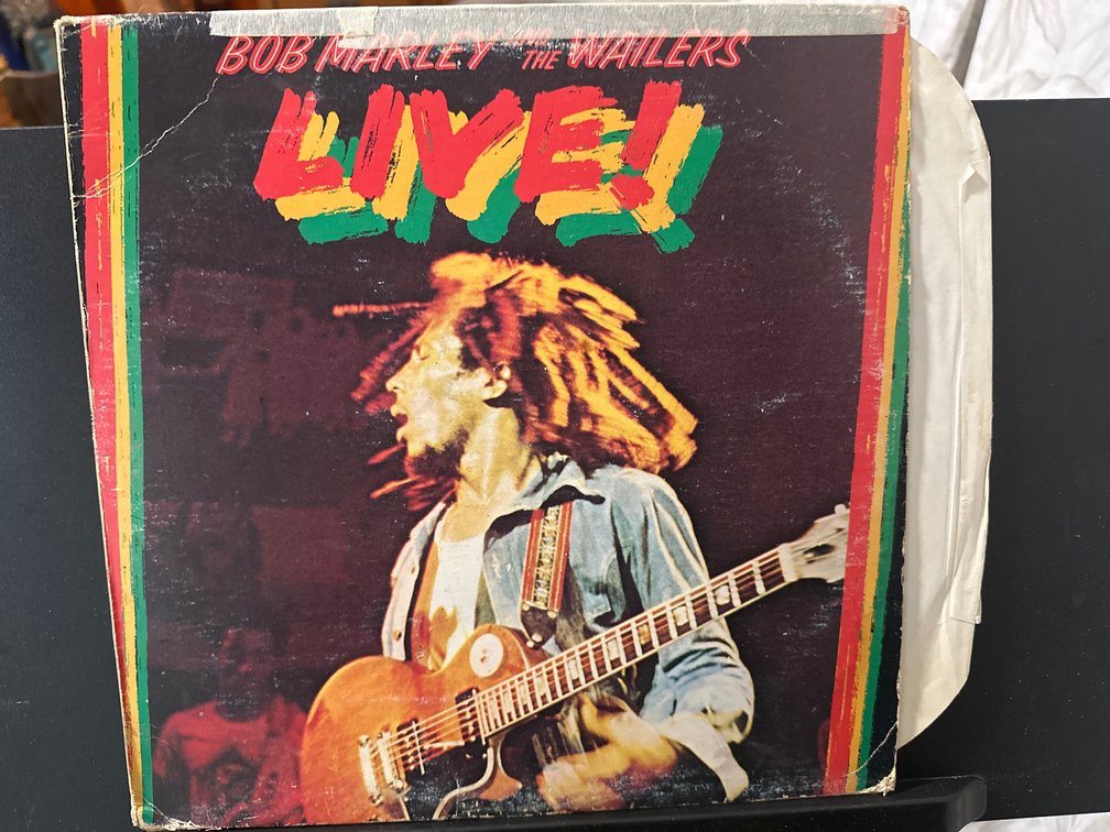 Bob Marley & The Wailers live vinyl album
