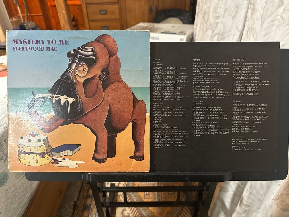 Fleetwood Mac mystery to me vinyl album
