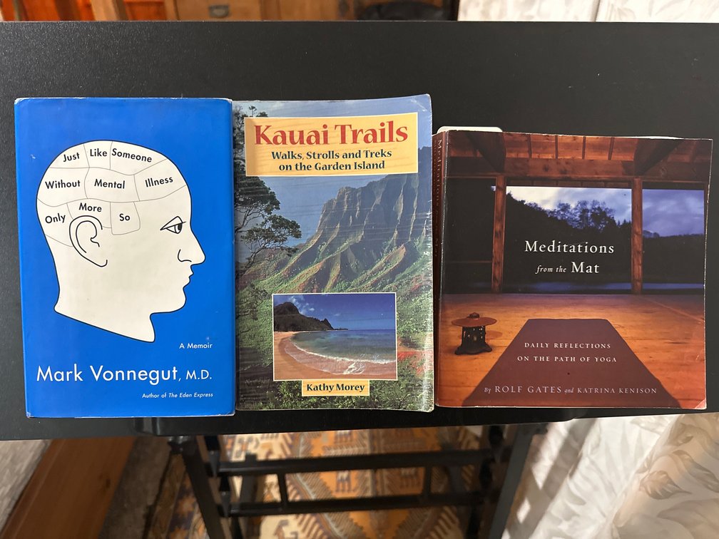 Kauai trails, meditation and self help