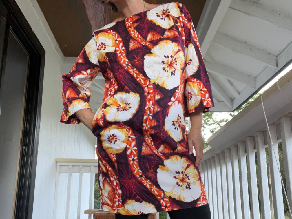 1960s? Hawaiian Cotton Dress