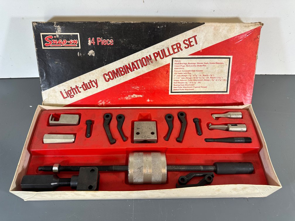 Snap-On Light-Duty Combination Puller Set - 14 Pieces - Complete with Case