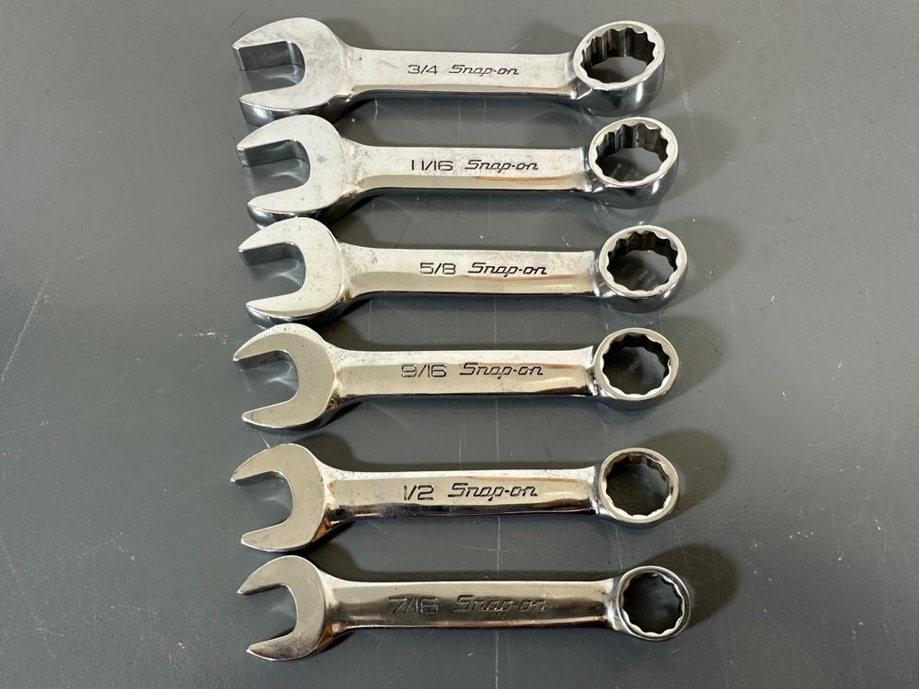 Snap-On Midget Combination Wrench Set