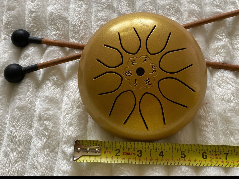 MetalTongue Drum with Mallets