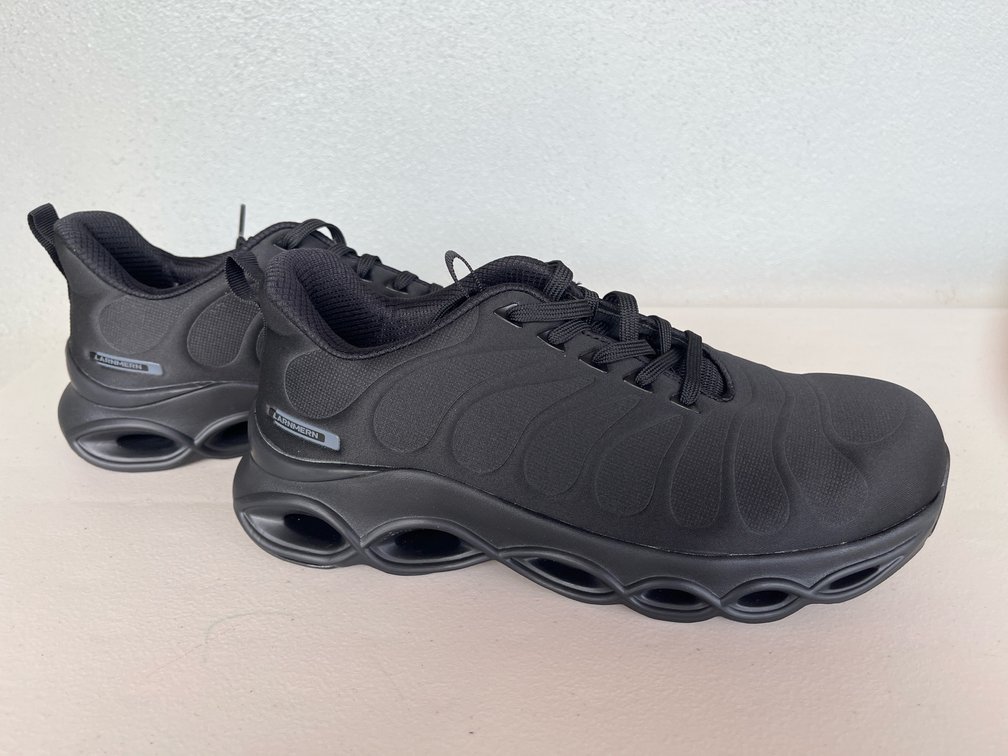 Black Steel Toe Shoes NEW
