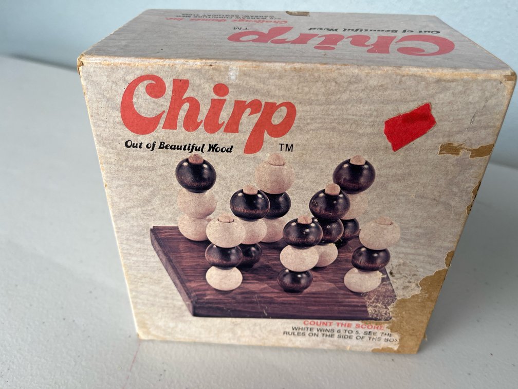 Vintage Chirp Wood Game