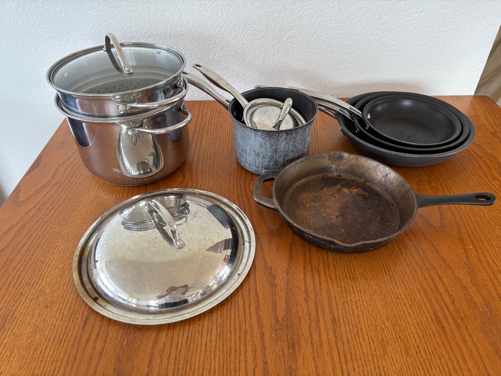 Assortment of Pots and Pans