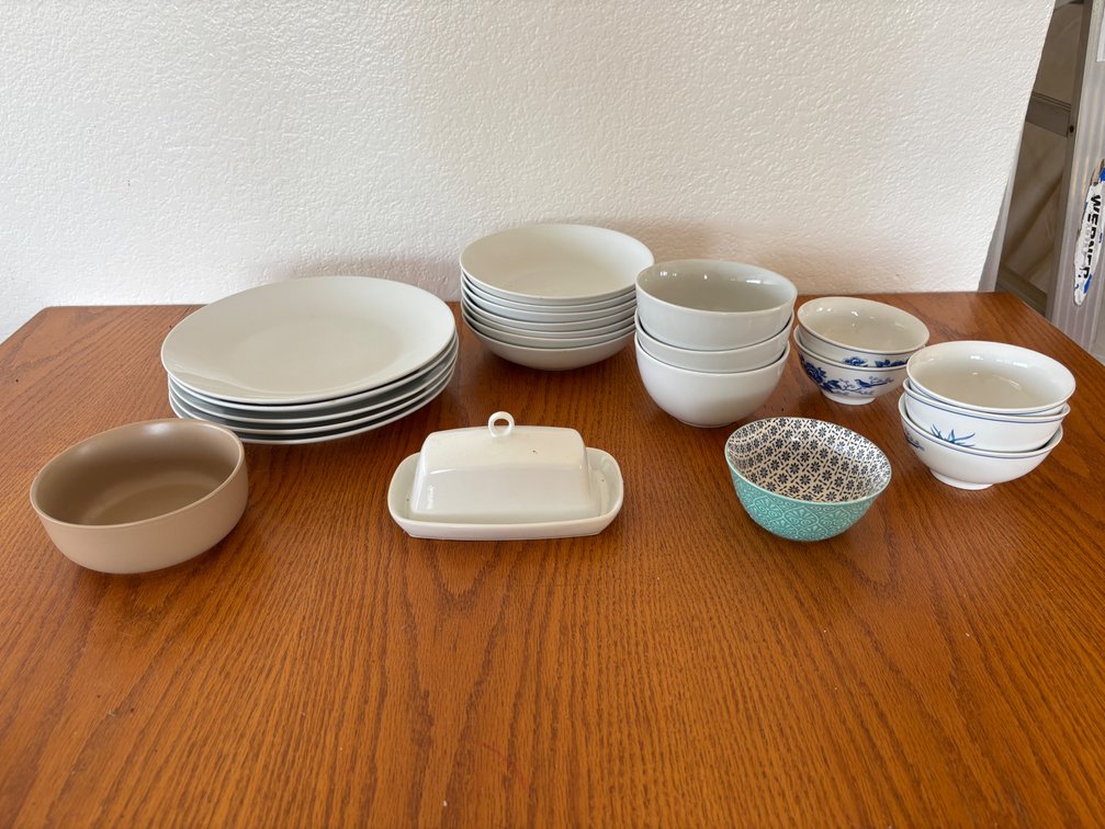 Variety of Kitchen Dishes
