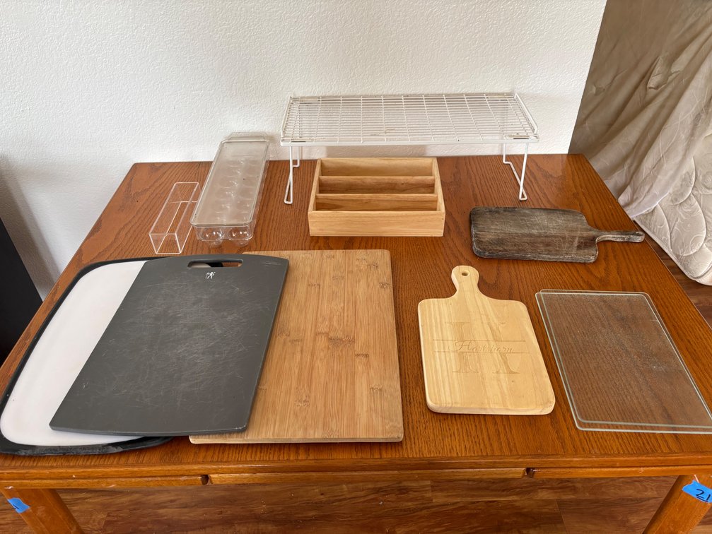 Cutting Boards and Storage Items 